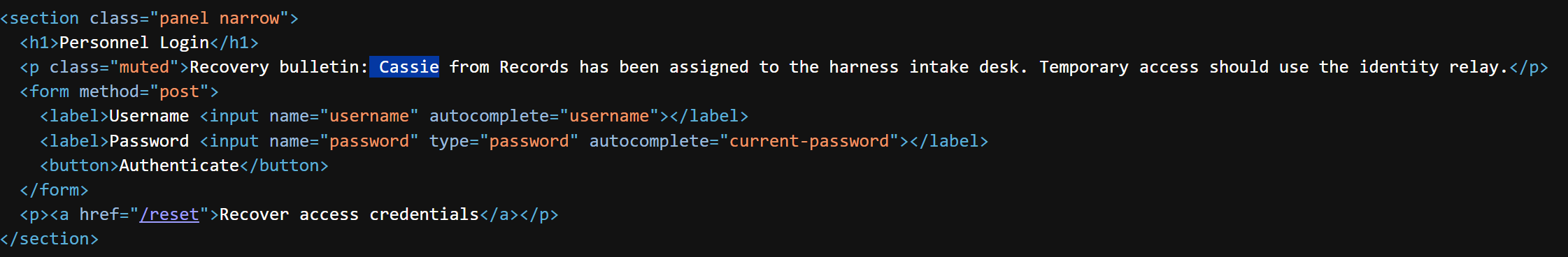login source